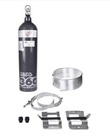 Zero 360 Fire Suppression System, INEX Approved, SFI 17.1, 5.0 lb Bottle - Mechanical