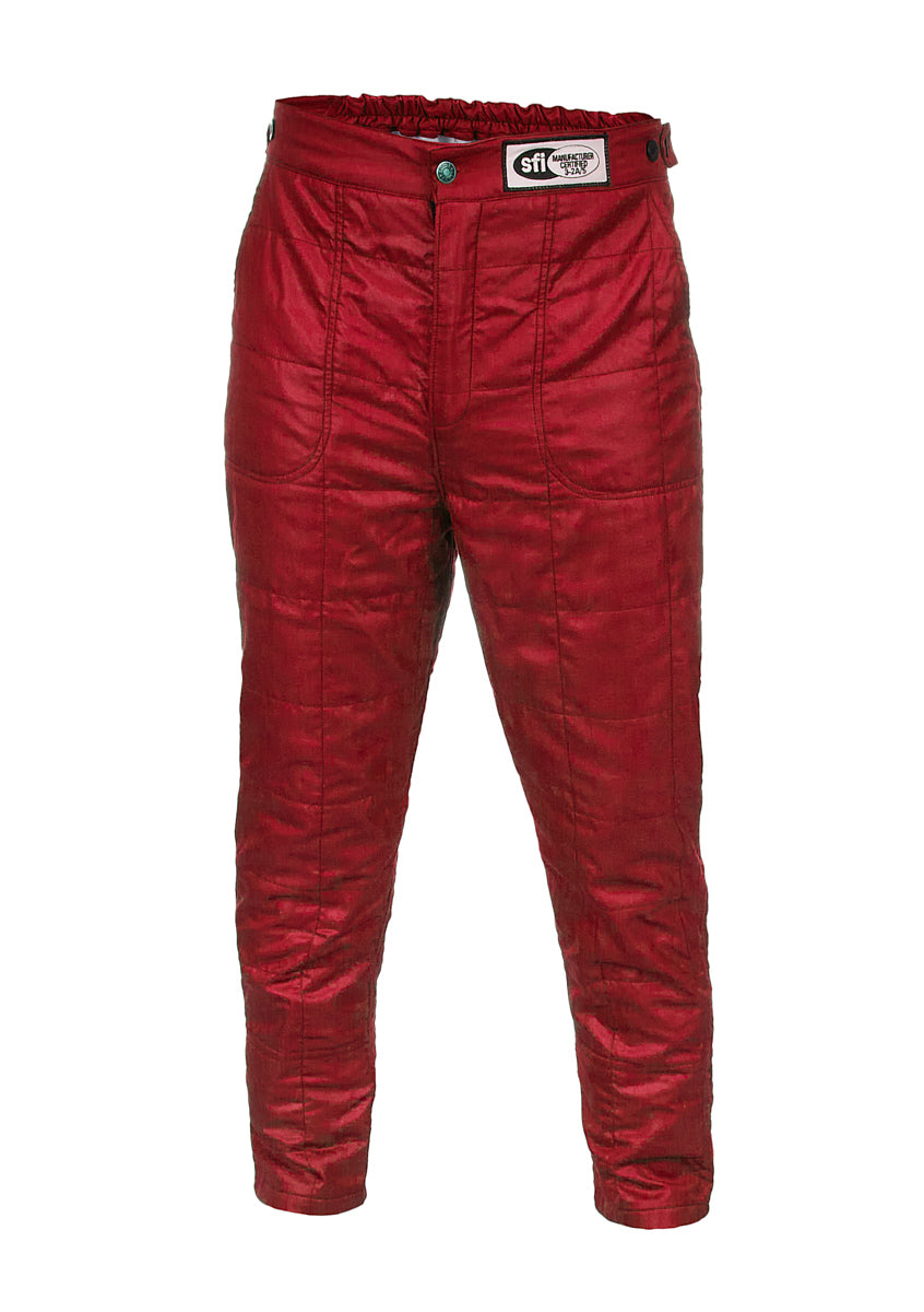 Driving Pants - G-Limit - SFI 3.2A/5 - Multiple Layer - Fire Retardant Cotton / Nomex - Red - 2X-Large - Each