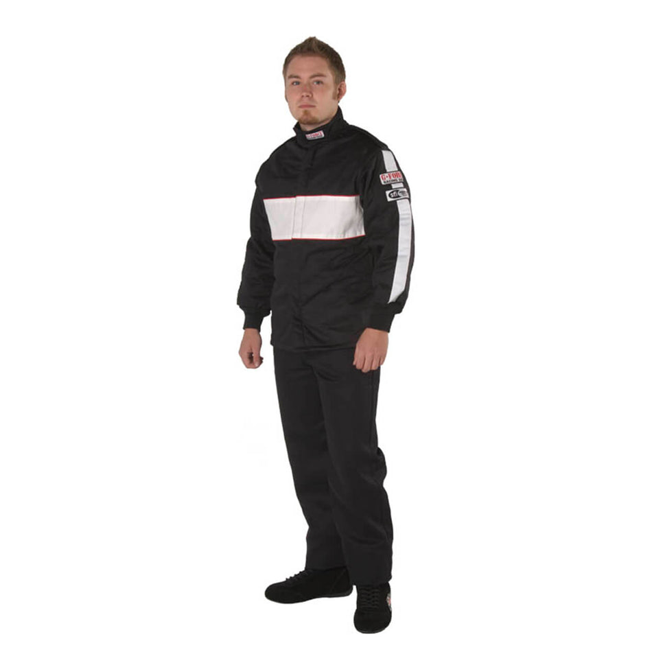 Driving Pants - GF505 - SFI 3.2A/5 - Triple Layer - Fire Retardant Cotton / Nomex - Black - X-Large - Each