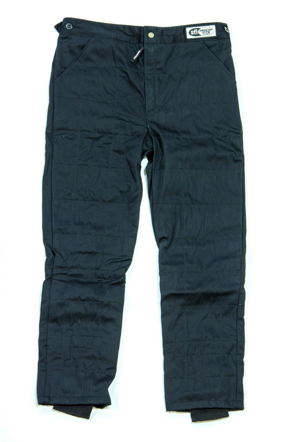 Driving Pants - GF525 - SFI 3.2A/5 - Multiple Layer - Fire Retardant Cotton - Black - X-Large - Each