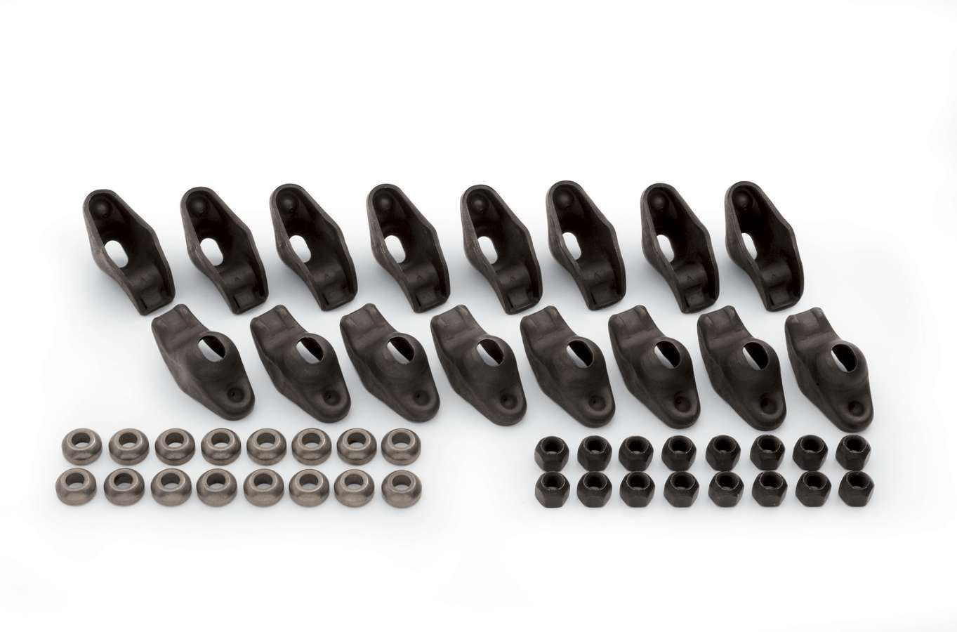 Rocker Arm - 3/8 in Stud Mount - 1.50 Ratio - Self-Aligning - Steel - Natural - Small Block Chevy - Kit
