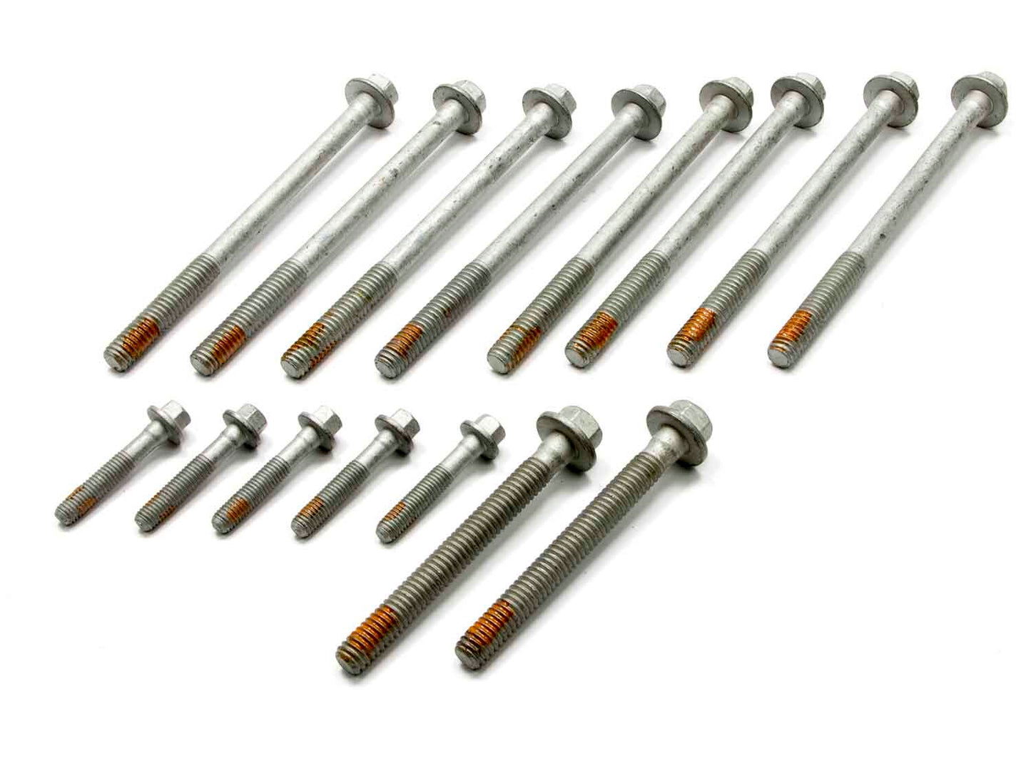 Cylinder Head Bolt Kit - Hex Head - Steel - Natural - GM LS-Series 1997-2003 - Kit