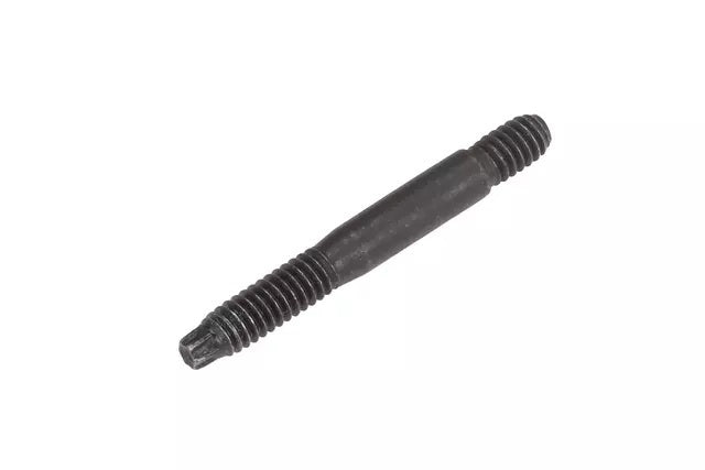 Stud - 1/4-20 and 1/4-20 in Thread - 2.188 in Long - Steel - Black Oxide - Each