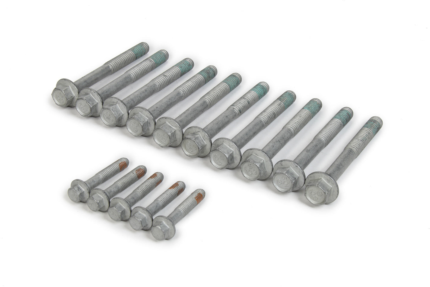 Cylinder Head Bolt Kit - Hex Head - Steel - Natural - GM LS-Series - Kit