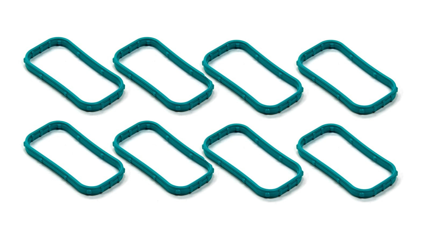 Intake Manifold Gasket - O-ring - 1.416 x 2.95 in Rectangular Port - Rubber - OEM Intakes - GM LS-Series - Set of 8