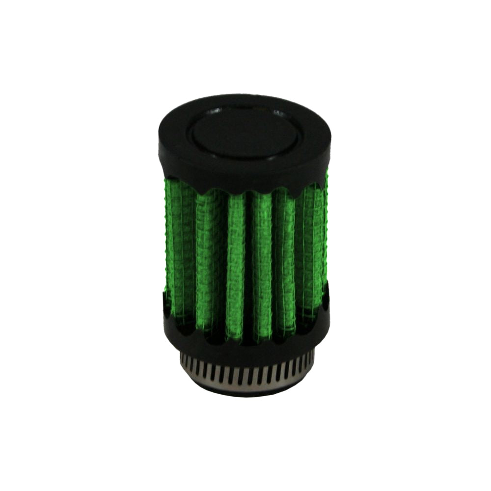 Breather - Clamp-On - Round - 0.50 in OD Tube - Reusable - Rubber - Black - Each