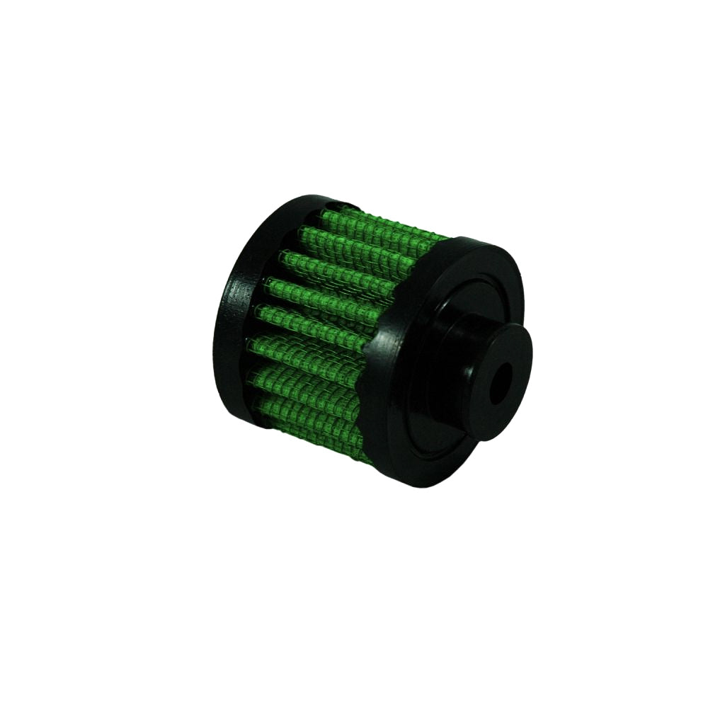 Breather - Clamp-On - Round - 0.39 in OD Tube - Reusable - Rubber - Black - Each