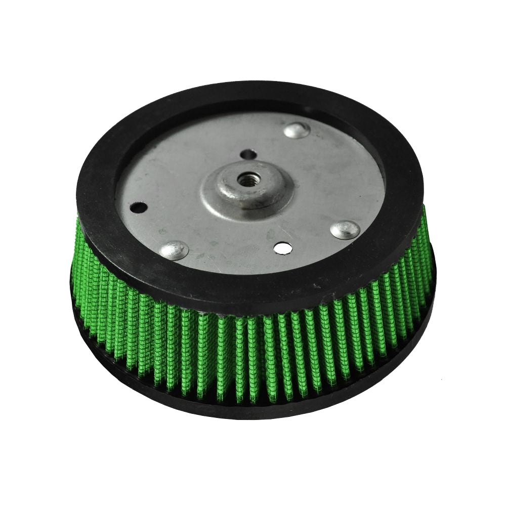Air Filter Element - Conical - Reusable Cotton - Green - Various Harley-Davidson Applications - Each