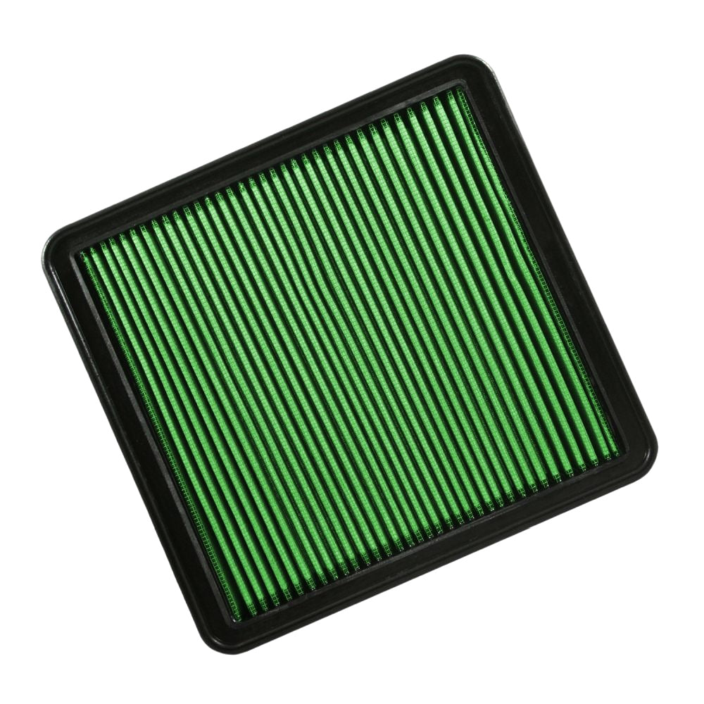Air Filter Element - Panel - Reusable Cotton - Green - Ford Fullsize Truck 2008-22 - Each