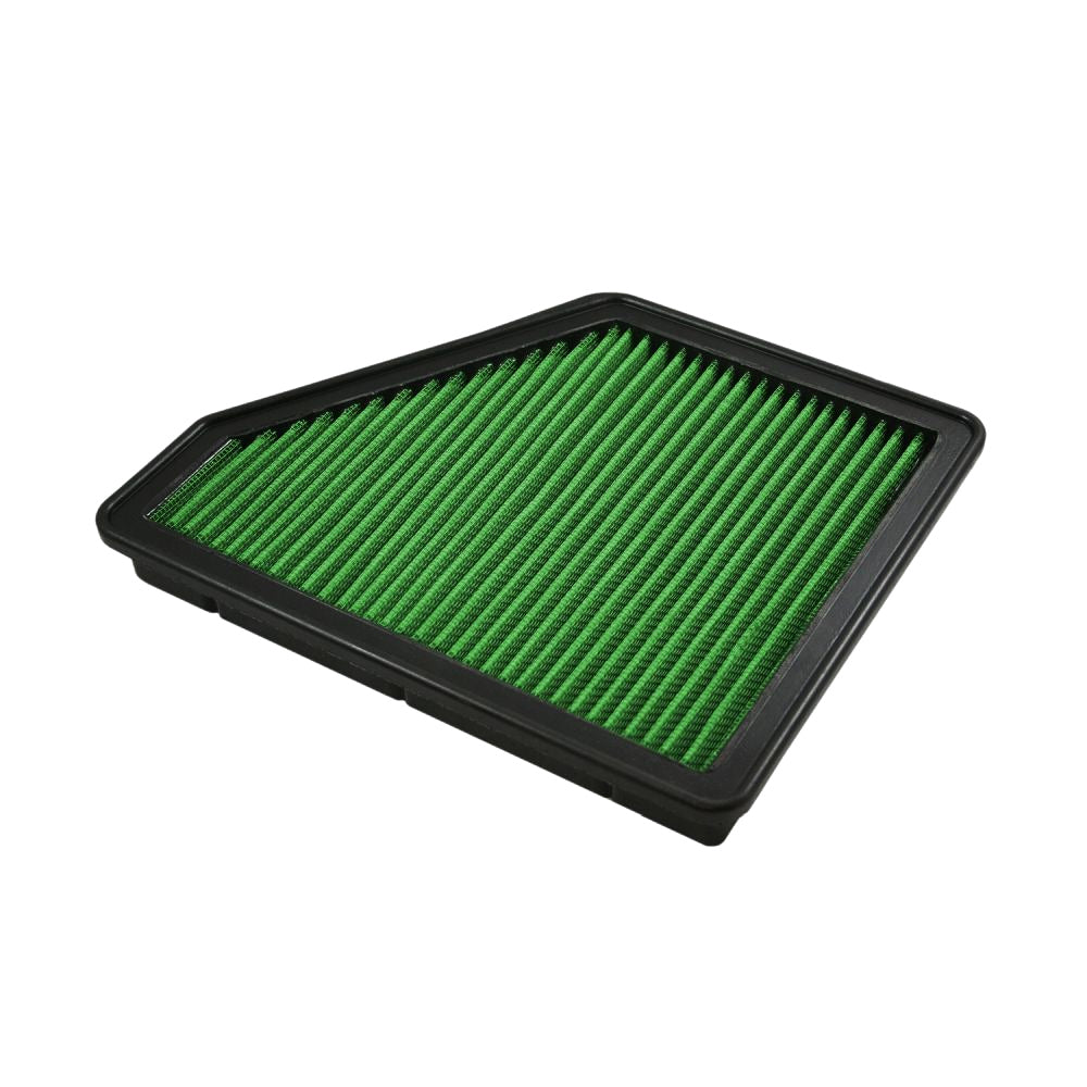 Air Filter Element - Panel - Reusable Cotton - Green - Chevy Camaro 2010-15 - Each