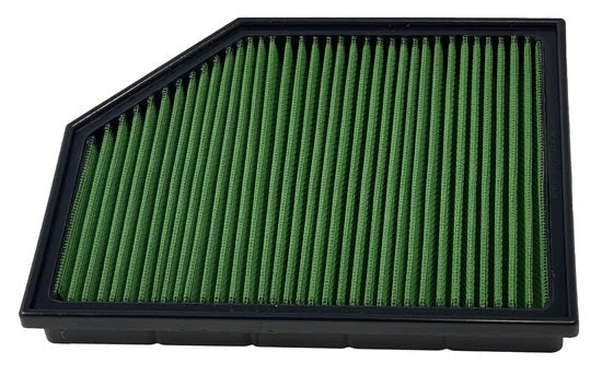 Air Filter Element - Panel - OE Replacement - Reusable Cotton - Green - Ford Midsize SUV / Truck 2022-24 - Each