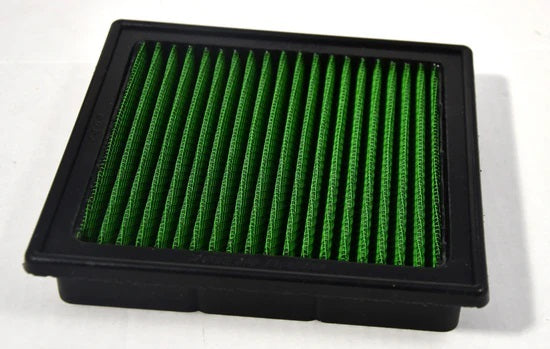 Air Filter Element - Panel - OE Replacement - Reusable Cotton - Green - Various Nissan Applications 2007-20 - Pair