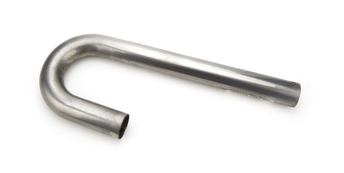 Engine & Accessories Bend - J-Bend - Mandrel - 1.625 in Diameter - 2.5 in Radius - 3.5 x 13.5 in Legs - 18 Gauge - Steel - Natural - Each