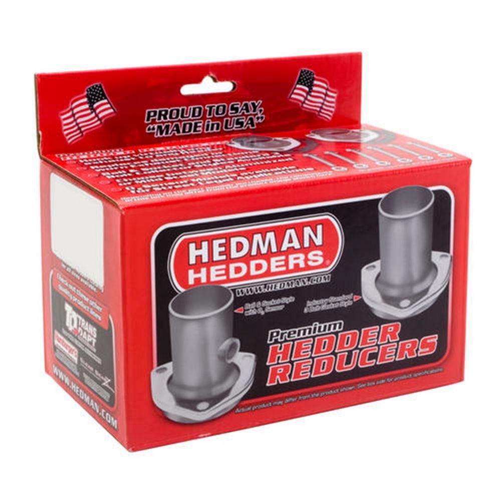 Collector Reducer - 3 in Inlet to 2-1/4 in OD Outlet - 3-Bolt Ball and Socket Flange - Hardware Included - Steel - Natural - Pair