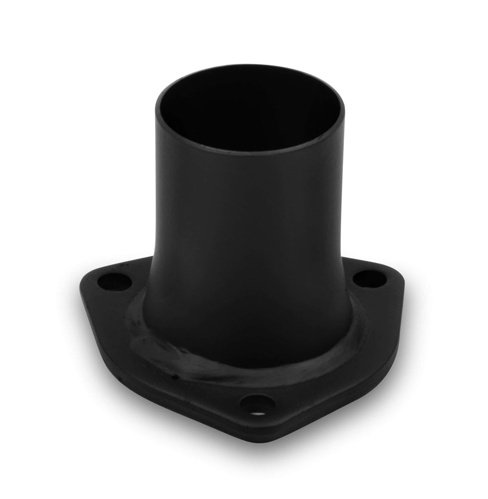 Collector Reducer - 2-1/2 in Inlet to 2 in Outlet - 3-Bolt Flange - Steel - Black Paint - Each