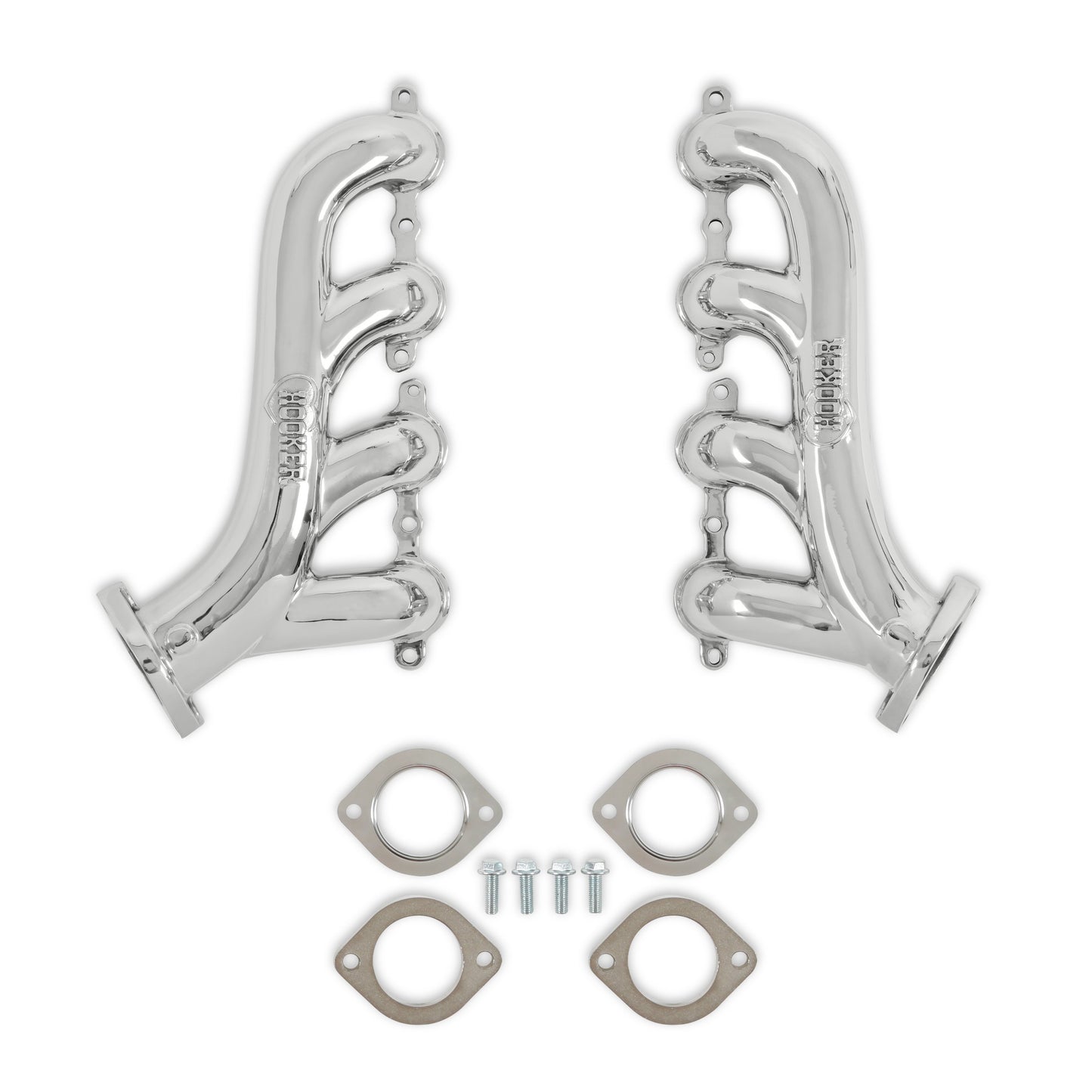 Engine & Accessories Manifold - BlackHeart - 2-1/2 in Outlet - Stainless - Polished - GM LS-Series - Pair