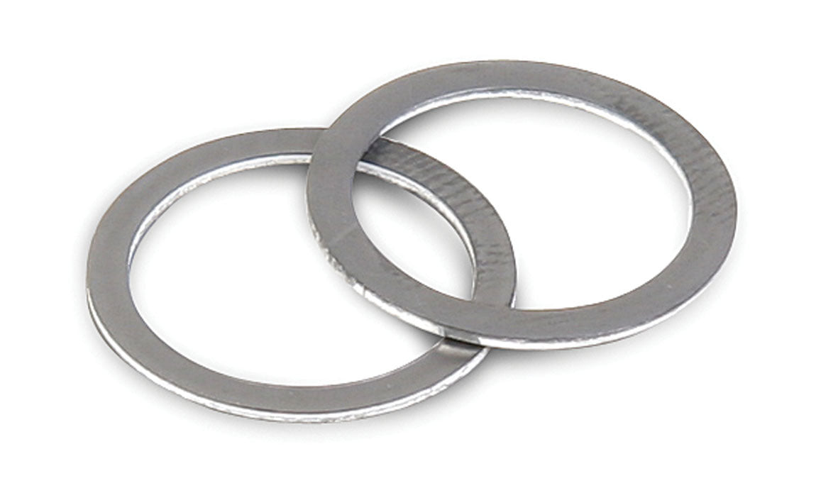Fuel Bowl Inlet Gasket - 0.563 in ID - 0.031 in Thick - Stainless - Holley Carburetors - Pair