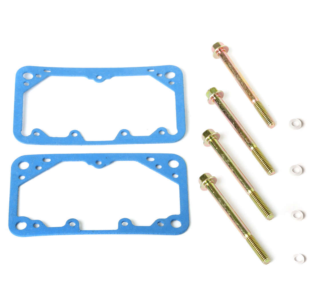 Fuel Bowl Gasket - 0.063 in Thick - Non-Stick - Composite - Bowl Screws - Holley 2300 / 4150 / 4160 / 4500 Carburetors - Kit