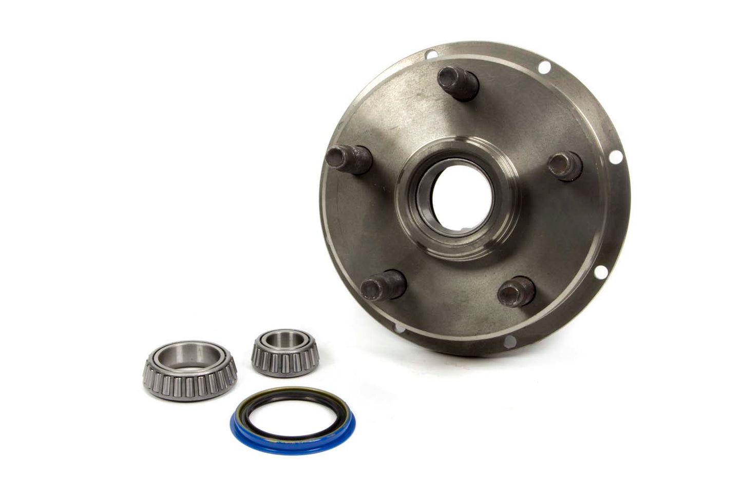 Wheel Hub - Front - Stock Replacement - 5 x 5.00 in Wheel - 5/8-11 in Stud - 8 x 7 in Rotor - Steel - Natural - Each