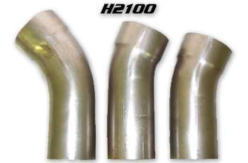 Engine & Accessories Pipe Bend Kit - 3-1/2 in Diameter - One End Expanded - Mandrel - One 45 Degree / Two 20 Degree - 18 Gauge - Steel - Natural - Kit