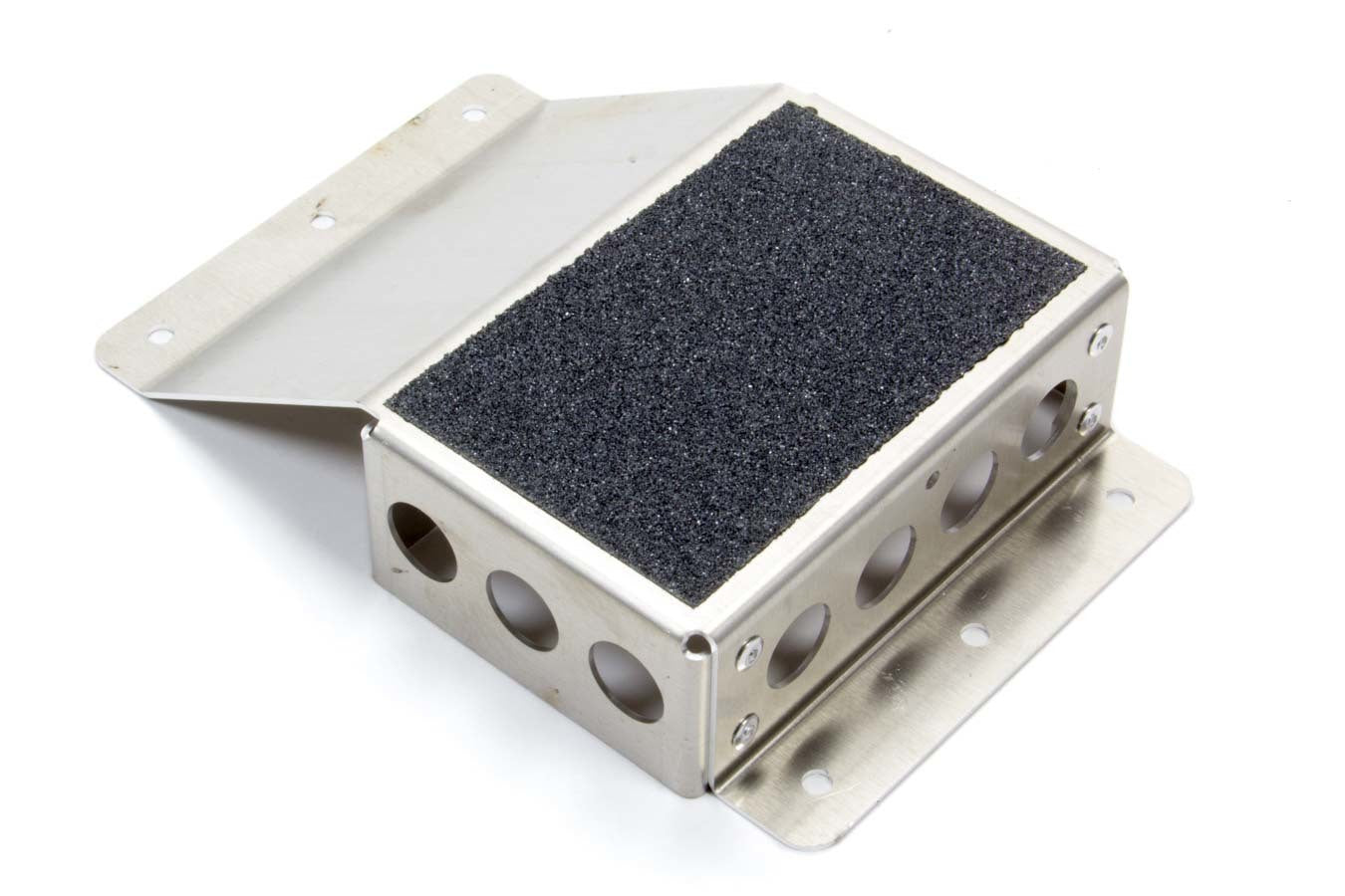 Heel Riser - 1.5 in Tall - Non-Skid Pad - Aluminum - Natural - Each