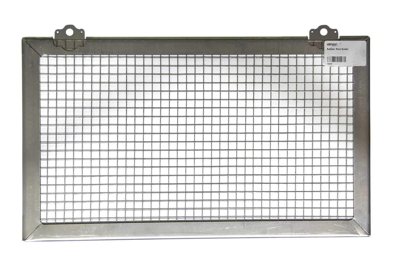 Radiator Screen - 20.375 x 12 in - Stainless Screen - Aluminum Frame - Natural - Sprint Car - Each