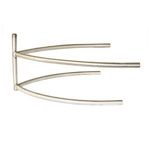 Bumper - Post - Rear - 1 in Tube - Stainless - Natural - Sprint Car - Each