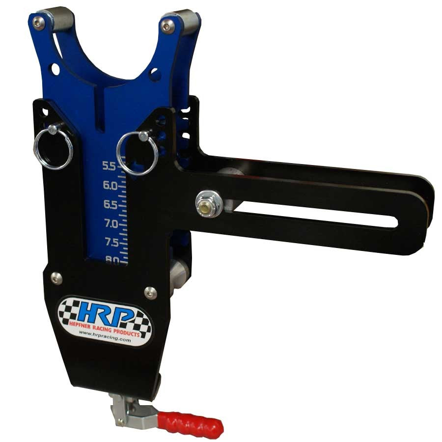 Chassis Squaring Gauge - 5 to 8 in Range - Aluminum - Black Anodized - Kit