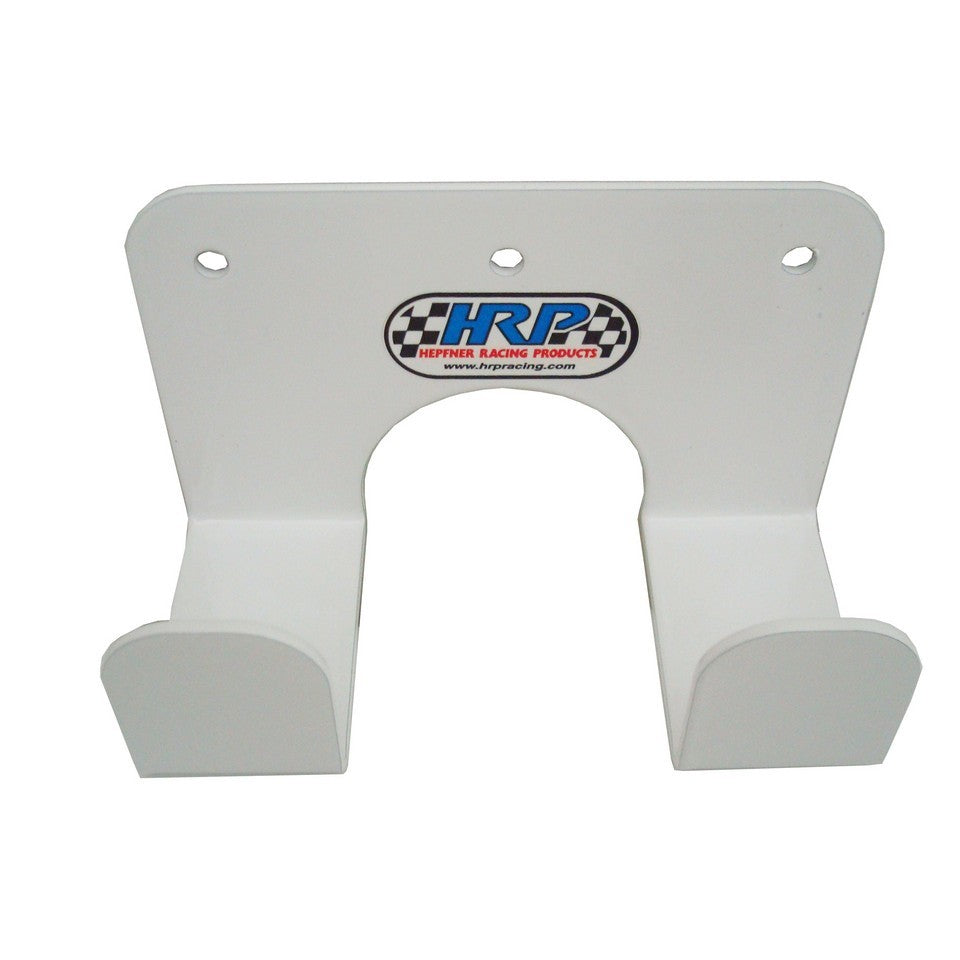 Push Broom Holder - Small - Wall Mount - Aluminum - White Powder Coat - Each