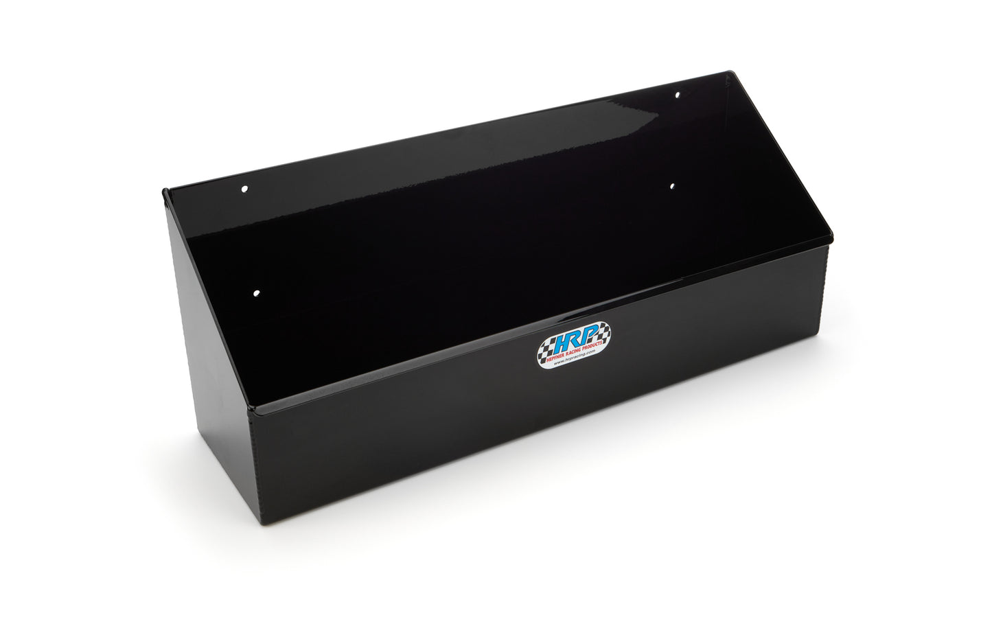 Gear Case Rack - Horizontal - 21 in Long - 8.25 in Tall - 6 in Deep - 10 Case Capacity - Aluminum - Black Powder Coat - Each