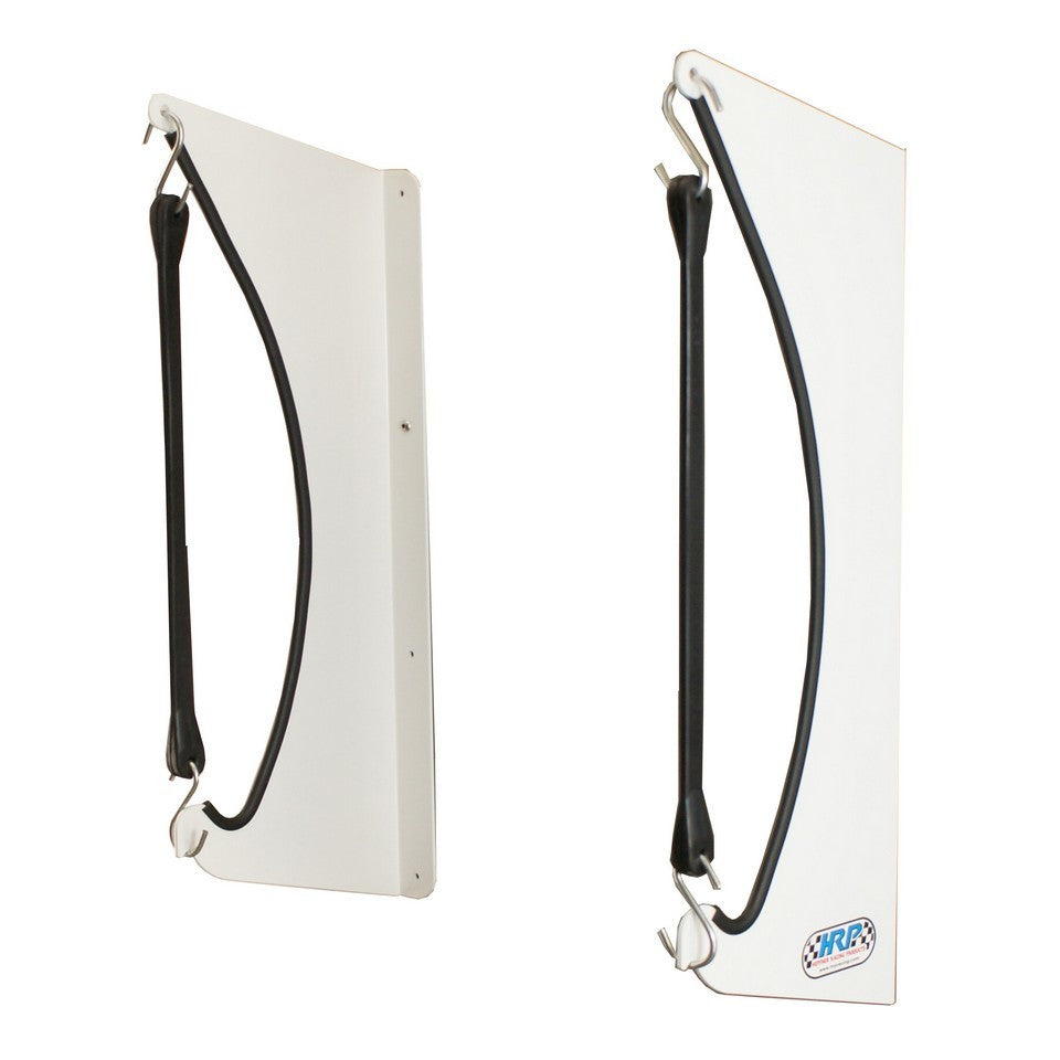 Nose Wing Mount - Mini Sprint Wing - Bungee Cords - Wall Mount - Aluminum - White Powder Coat - Kit