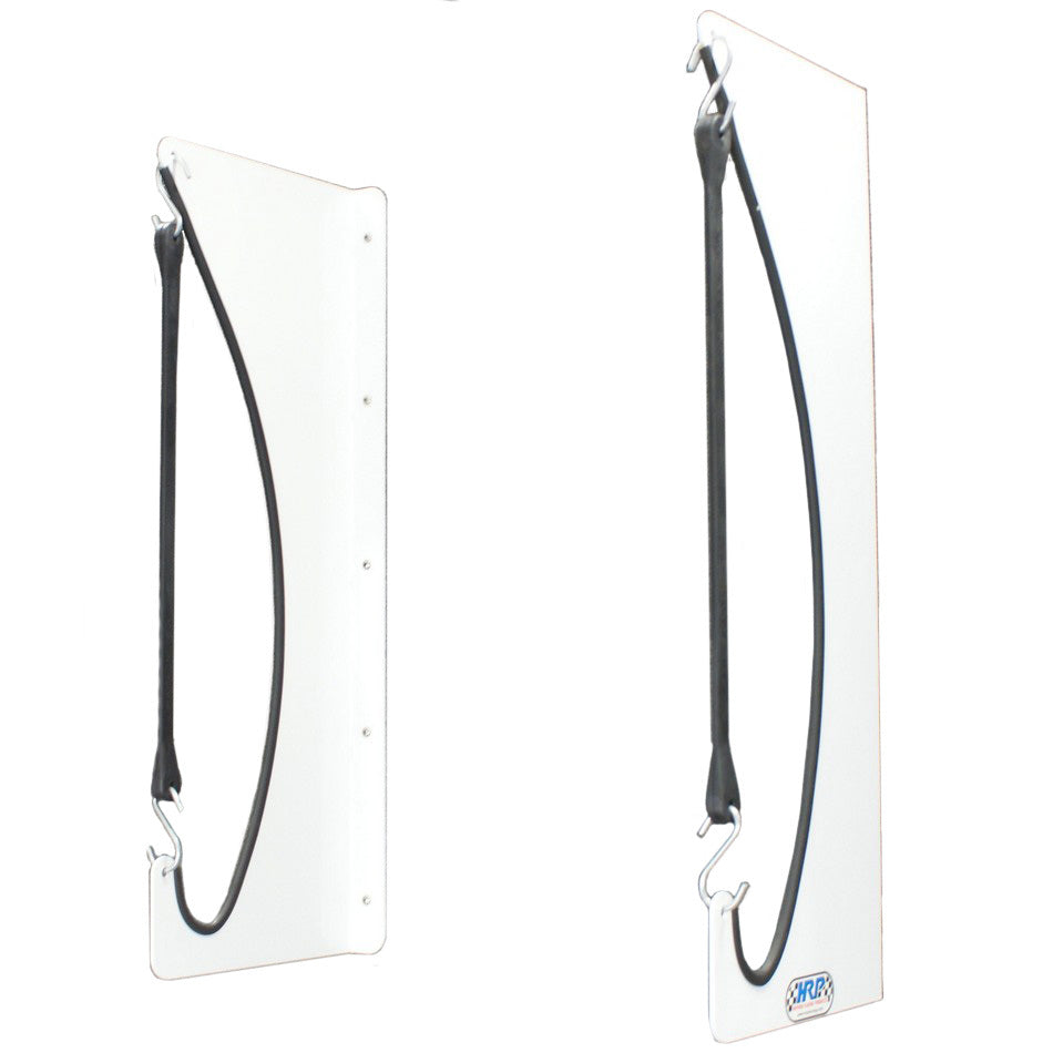 Nose Wing Mount - Sprint Nose Wing - Bungee Cords - Wall Mount - Aluminum - White Powder Coat - Kit