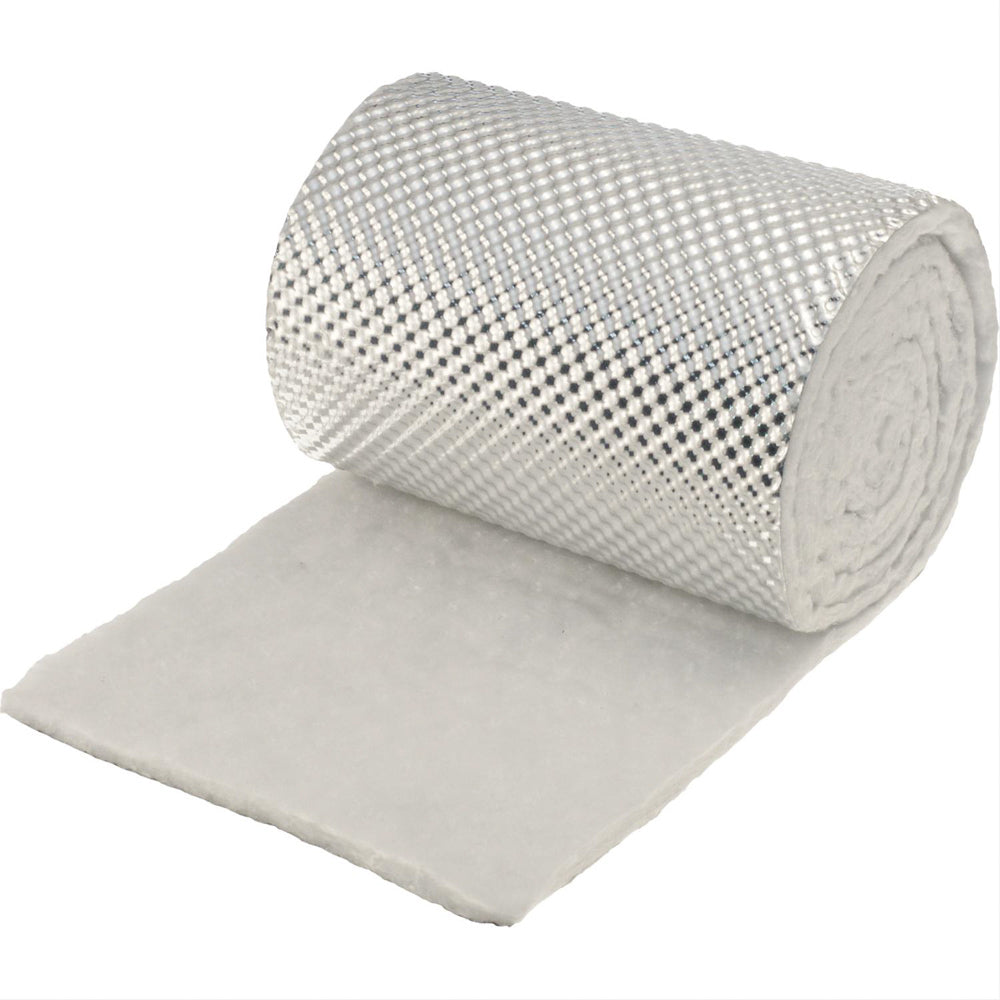 Heat Shield - HeatShield Armor - 1/4 in Thick x 6 in Wide x 5 ft Long - 1800 Degrees - Aluminized Multi-layer Cloth - Each