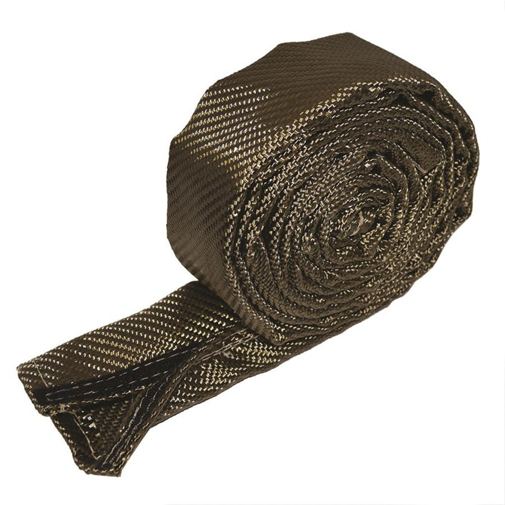 Hose and Wire Sleeve - Lava Tube Shield - 1-1/2 in ID - 3 ft - Hook and Loop Closure - Basalt - Each
