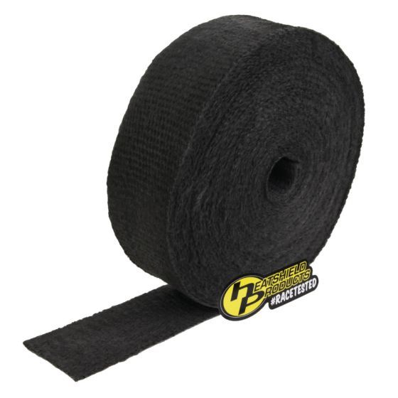 Engine & Accessories Wrap - Stealth Inferno - 2 in Wide - 15 ft Roll - 2000 Degrees - Fiberglass - Black - Each