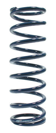 Coil Spring - Coil-Over - 2.5 in ID - 12 in Length - 110 lb/in Spring Rate - Steel - Blue Powder Coat - Each