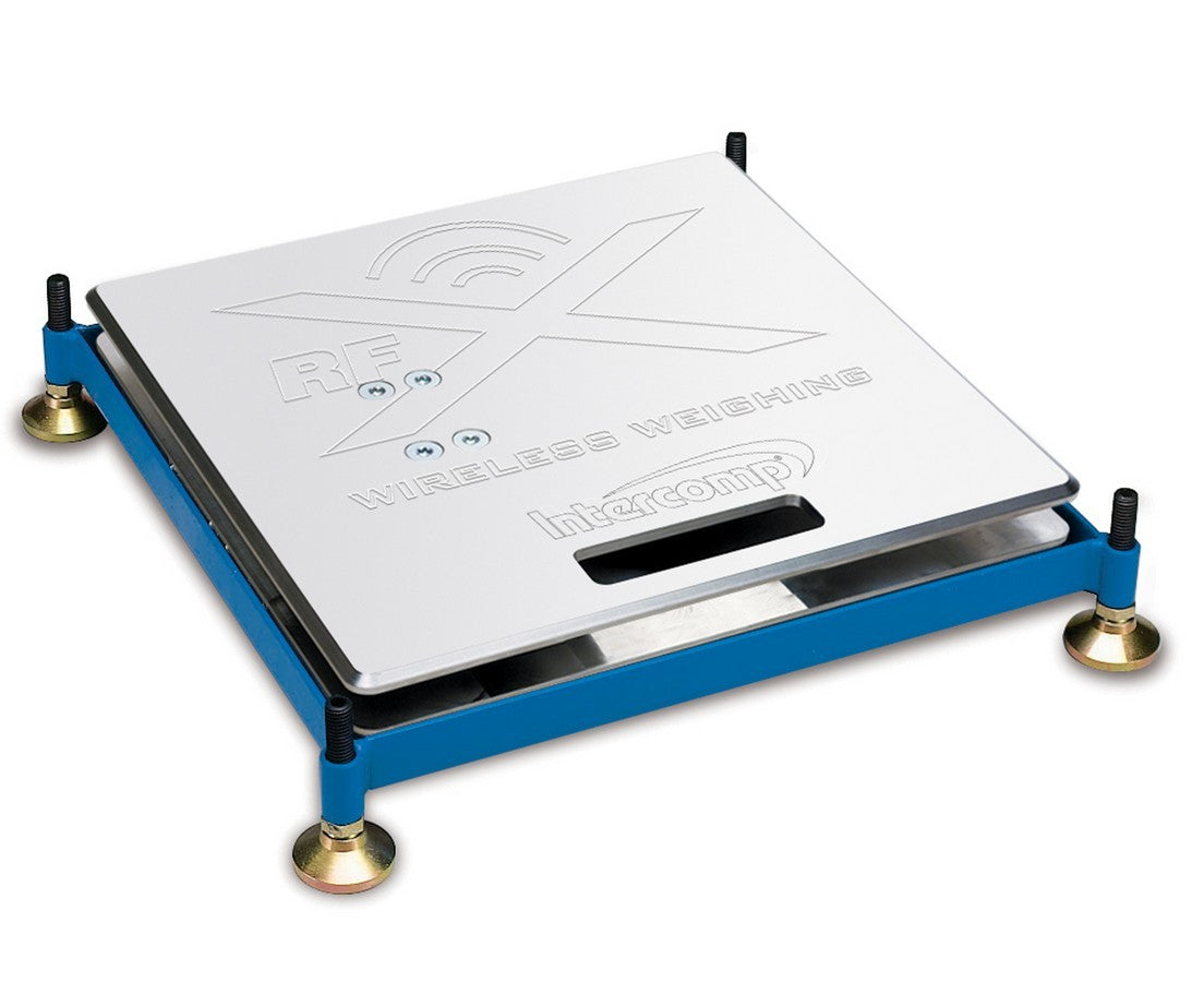 Scale Pad Leveler - 2-1/2 or 4 in Height Pads - Steel - Blue Powder Coat - Set of 4