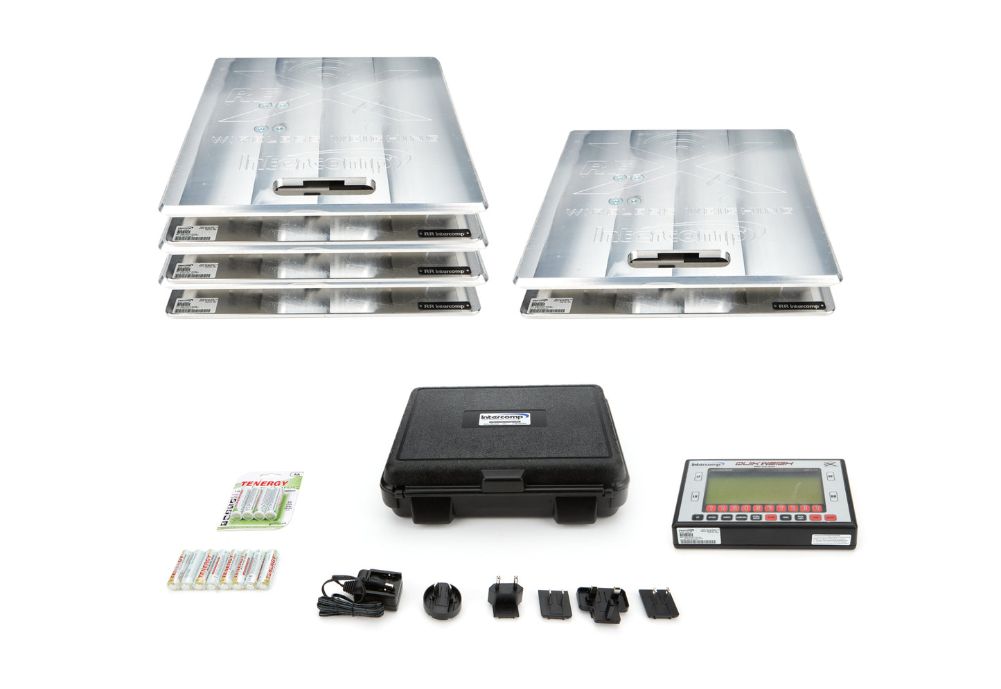 Vehicle Scale - SW650 - Electric - 15 in Square - 1500 lb Capacity Pad - Bluetooth / Wireless - Aluminum - Natural - Kit