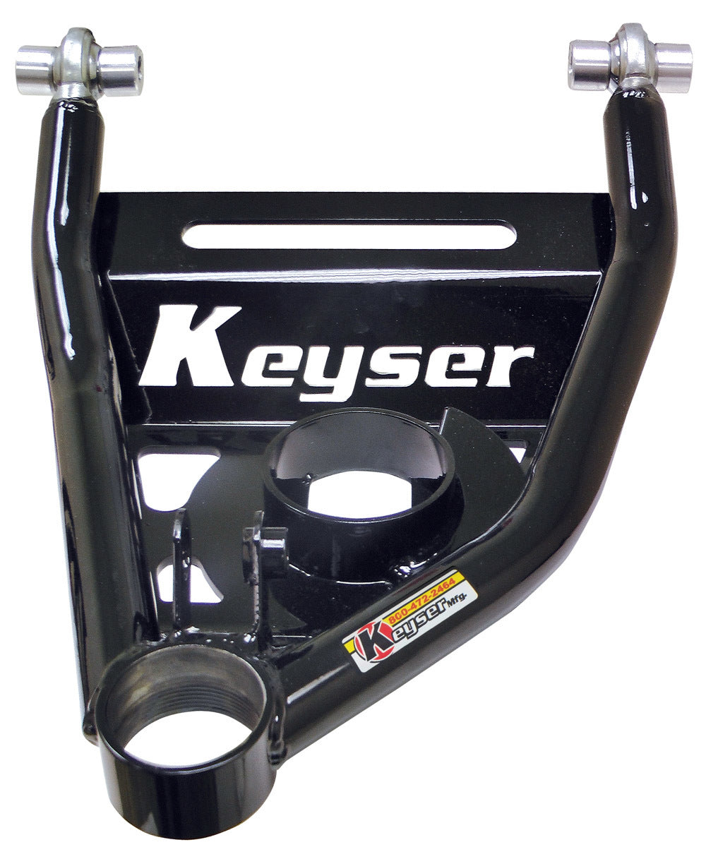 Control Arm - Tubular - Passenger Side - Lower - Spherical Bearing Bushings - Steel - Black Powder Coat - Screw-In Ball Joint - Chevy Chevelle - Each