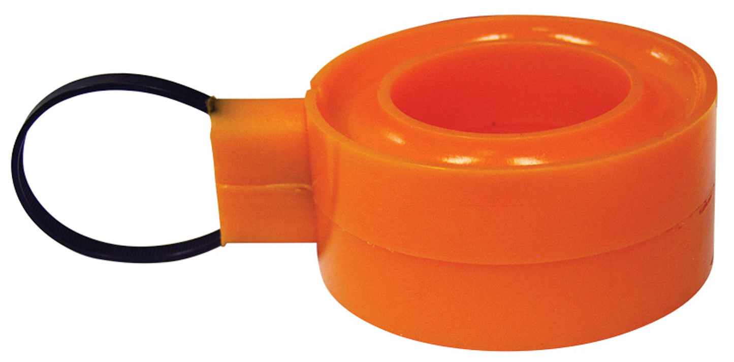 Spring Rubber - Extra Thick - Medium - 2.5 to 2.625 in Springs - 1.25 in Height - Polyurethane - Orange - Each