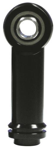 Shock End - Spherical - 1/2 in Bore - 7/16-20 Female Thread - 2 in Extended - Aluminum - Black Paint - Integra Shocks - Kit