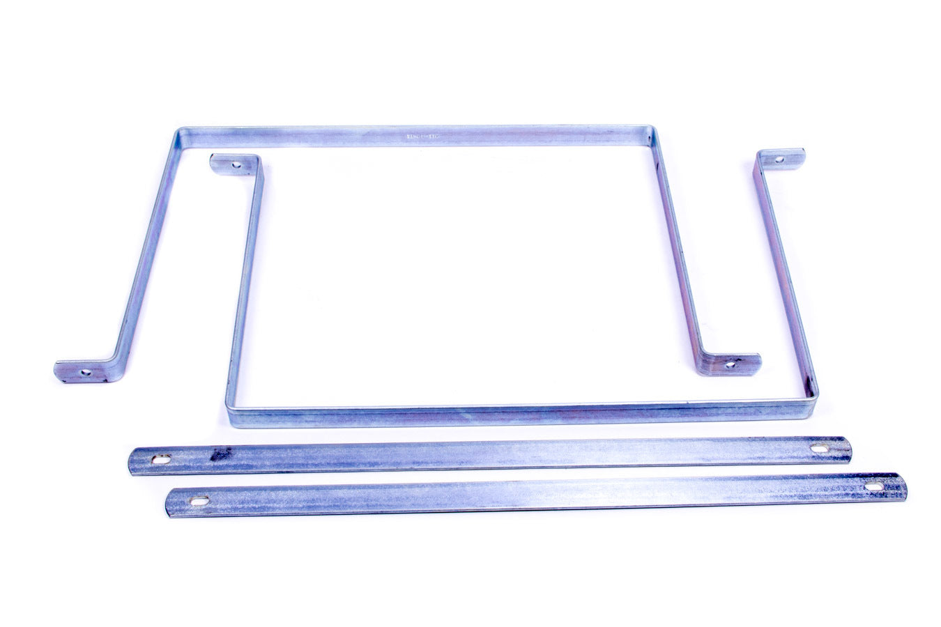 Fuel Cell Bracket - 18.5 in Wide x 12 in Tall - Steel - Natural - JAZ 16 gal Plastic Cells - Kit