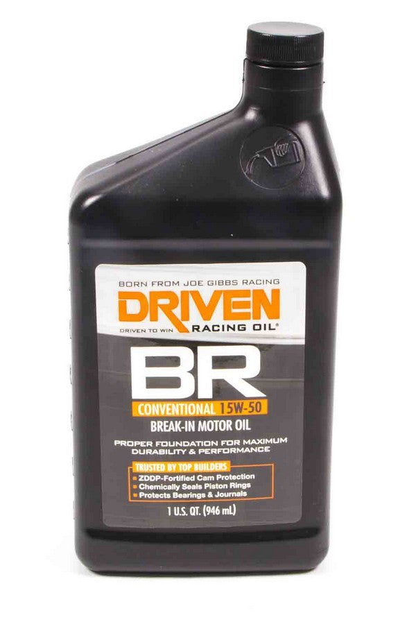 Motor Oil - BR Break-In - High Zinc - 15W50 - Conventional - 1 qt Bottle - Each