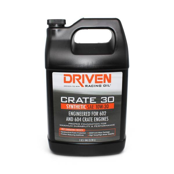 Motor Oil - Crate 30 - 10W30 - Synthetic - 1 gal Jug - Each