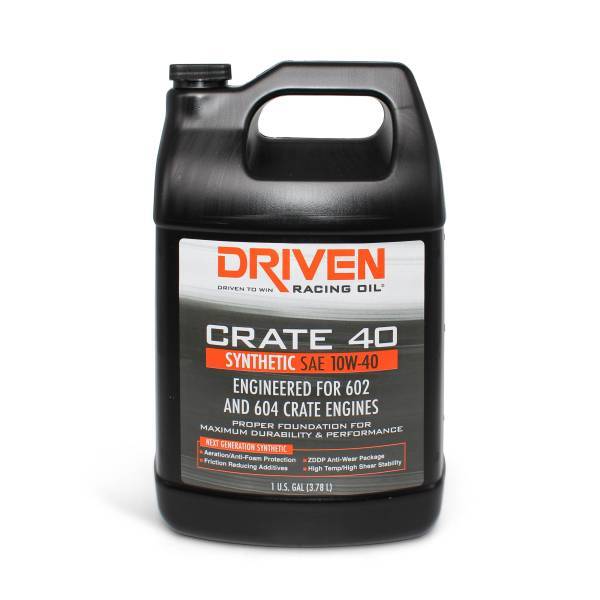 Motor Oil - Crate 40 - 10W40 - Synthetic - 1 gal Jug - Each