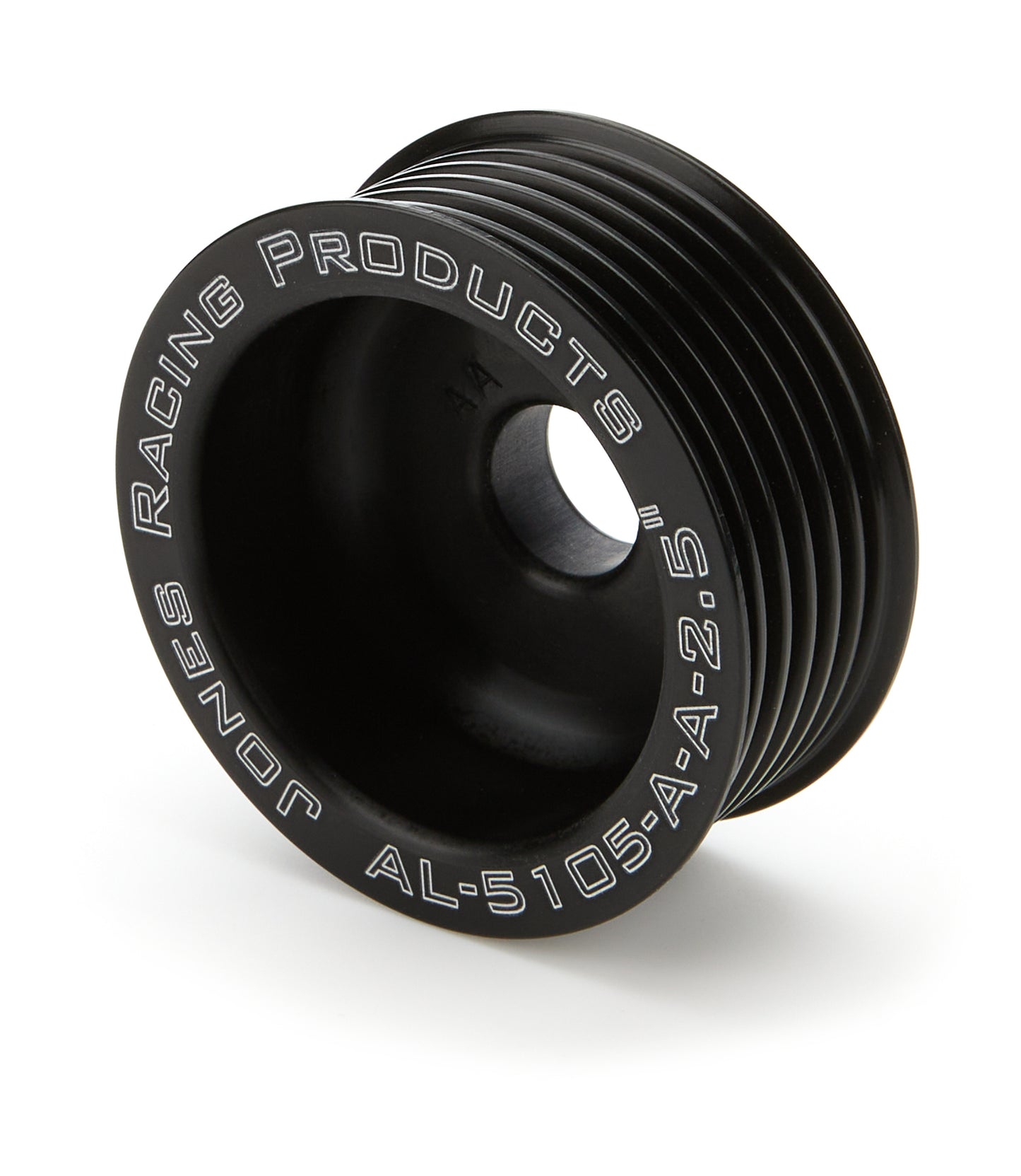 Alternator Pulley - Serpentine - 6-Rib - 2.5 in Diameter - Aluminum - Black Anodized - Universal - Each