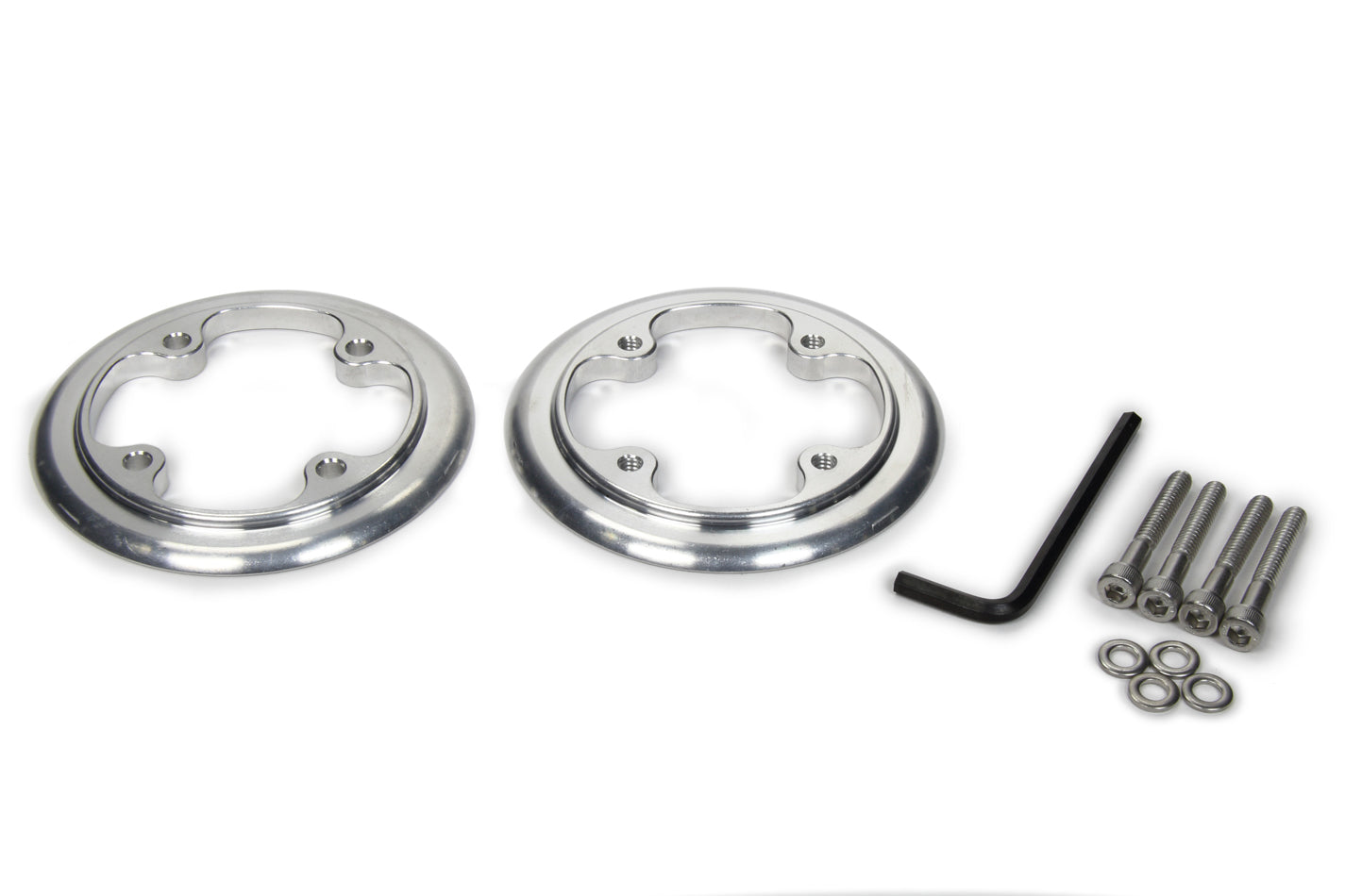 Belt Guide - Bolt-On - Aluminum - Clear Anodized - 33 Tooth - Radius Tooth - Each