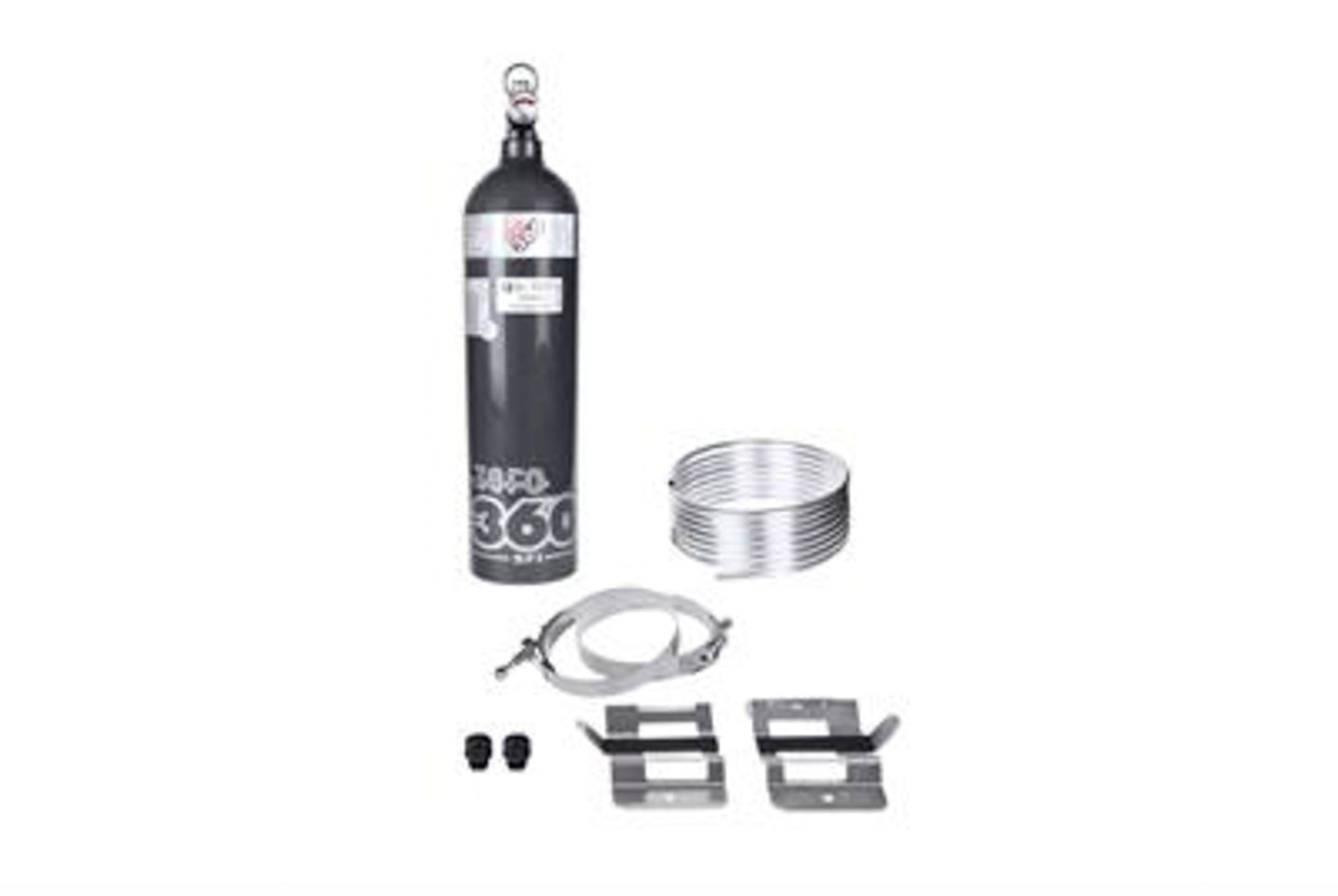 Fire Suppression System - Zero 360 - Novec 1230 - 5.0 lb Bottle - Steel Tubing - Fittings / Hose / Mount - Kit