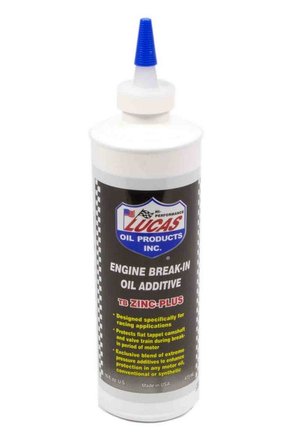 Motor Oil Additive - Engine Break-In Additive - High Zinc - 16 oz Squeeze Bottle - Each