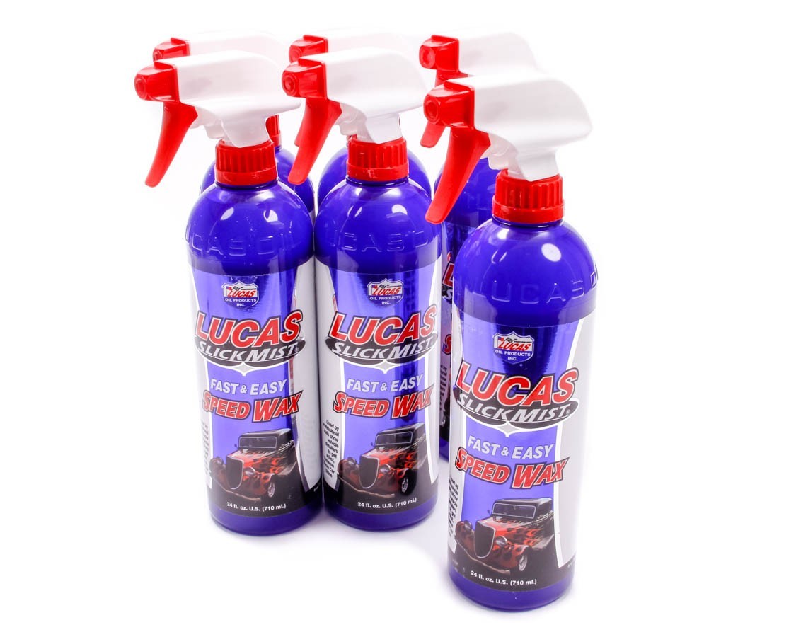 Spray Wax - Slick Mist Speed Wax - Exterior - 24 oz Spray Bottle - Set of 6